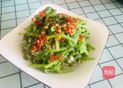 炝拌蒸茼蒿的做法图解8