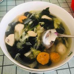 海菜鱼丸汤的做法[图]