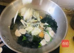 海菜鱼丸汤的做法图解3