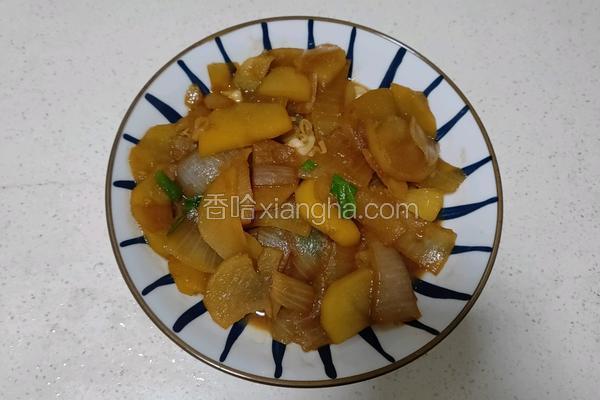洋葱炒土豆