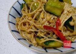 凉拌金针菇黄瓜的做法图解9