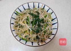 绿豆芽炒韭菜的做法图解6