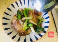 蒜苗炒腊肉的做法图解6