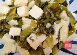 豆腐炒雪菜的做法图解5