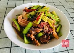 芹菜炒腊鸭的做法图解10