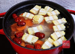 胡萝卜玉米炖鸡汤的做法图解7