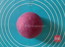 紫薯玫瑰花馒头的做法图解1