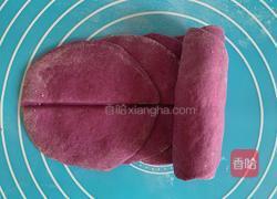 紫薯玫瑰花馒头的做法图解6