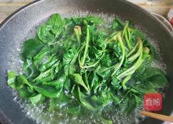 菠菜拌花生米的做法图解4