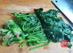 菠菜拌花生米的做法图解6