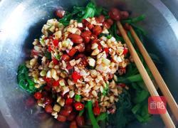 菠菜拌花生米的做法图解16