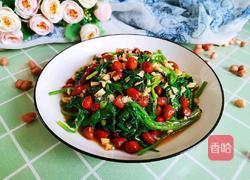 菠菜拌花生米的做法图解17