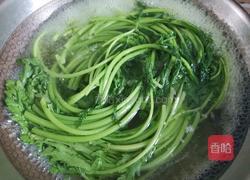 凉拌茼蒿的做法图解2