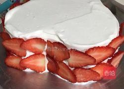 爱心草莓生日蛋糕的做法图解10