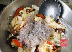 白菜粉条烩腊鸭的做法图解9