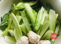 芥菜鱼丸汤的做法图解1