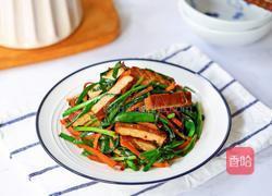 韭菜炒香干的做法图解11