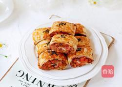 火腿肉松卷的做法图解11