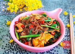 韭菜鸡蛋炒粉丝的做法图解17