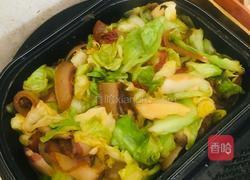 莲花菜炒腊猪脸的做法图解6