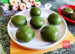咸蛋黄肉松青团的做法图解19