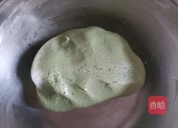 咸蛋黄肉松青团的做法图解7