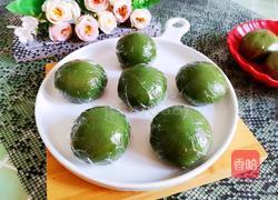 咸蛋黄肉松青团的做法图解15