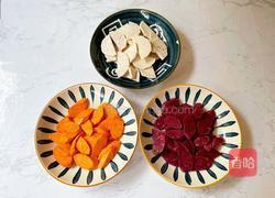 自制五彩小芋圆的做法图解2