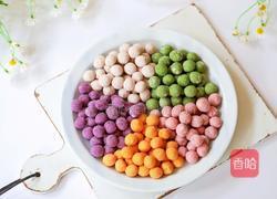 自制五彩小芋圆的做法图解28