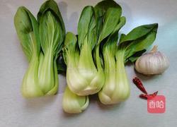 蒜香油菜的做法图解1