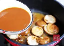 Illustration of how to make abalone and shiitake mushrooms 11