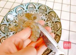 虾仁炒秋葵的做法图解4
