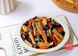 腐竹炒木耳的做法图解13