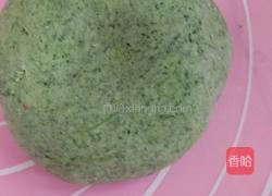 手擀菠菜面的做法图解4