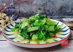 蒜香油麦菜的做法图解13