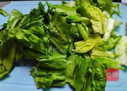 蒜香油麦菜的做法图解3