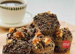 【减脂推荐】无油糖无面粉的黑芝麻燕麦玛芬的做法图解6