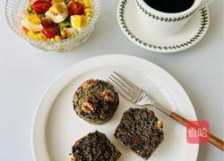 【减脂推荐】无油糖无面粉的黑芝麻燕麦玛芬的做法图解7