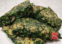 苜蓿鸡蛋饼的做法图解13