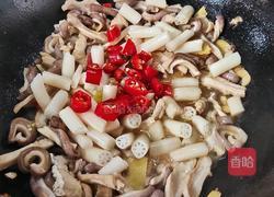 藕带炒猪肚的做法图解6