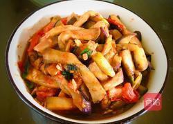 西红柿炒茄子的做法图解10