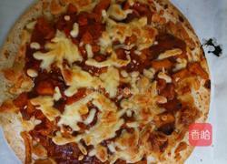 番茄洋葱鸡肉披萨的做法图解3