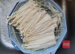 蒜蓉锡纸金针菇的做法图解2