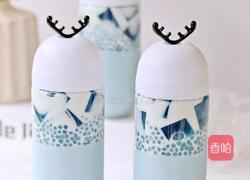 蝶豆花奶冻西米露的做法图解24