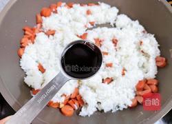 鸡蛋火腿炒饭的做法图解9