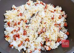 鸡蛋火腿炒饭的做法图解10