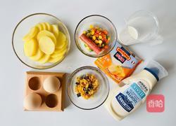 比日料店好吃的土豆泥芝士厚蛋烧的做法图解1