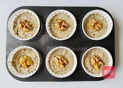 低卡无面粉的核桃燕麦马芬蛋糕的做法图解5