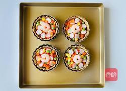 低调卡低脂高蛋白的咸香虾仁蟹肉燕麦挞的做法图解4