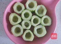 黄瓜酿肉的做法图解3
